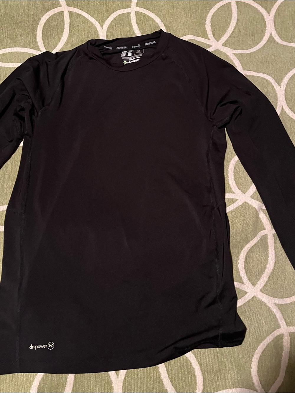 Unisex Russell Activewear Long Sleeve Top Size M